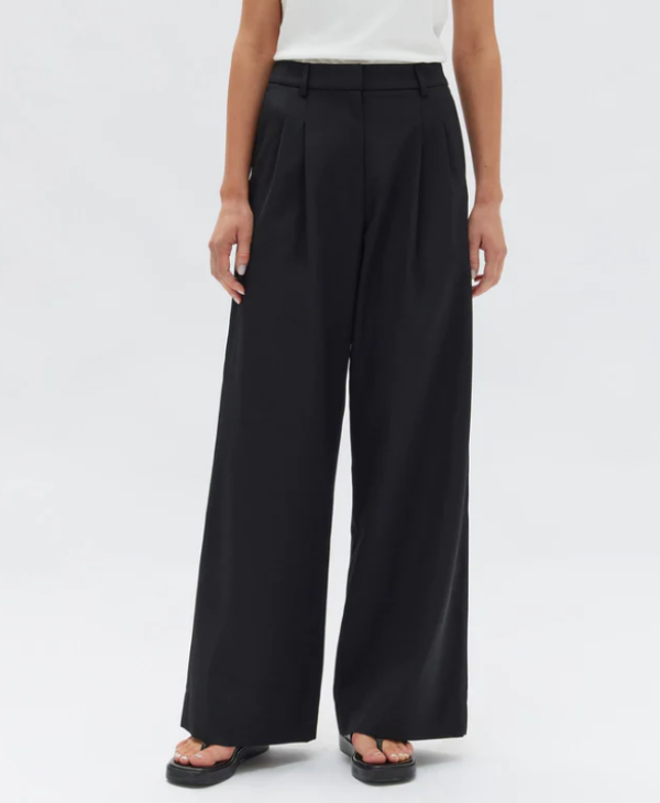 Assembly Label Roberta Wool Pant Black