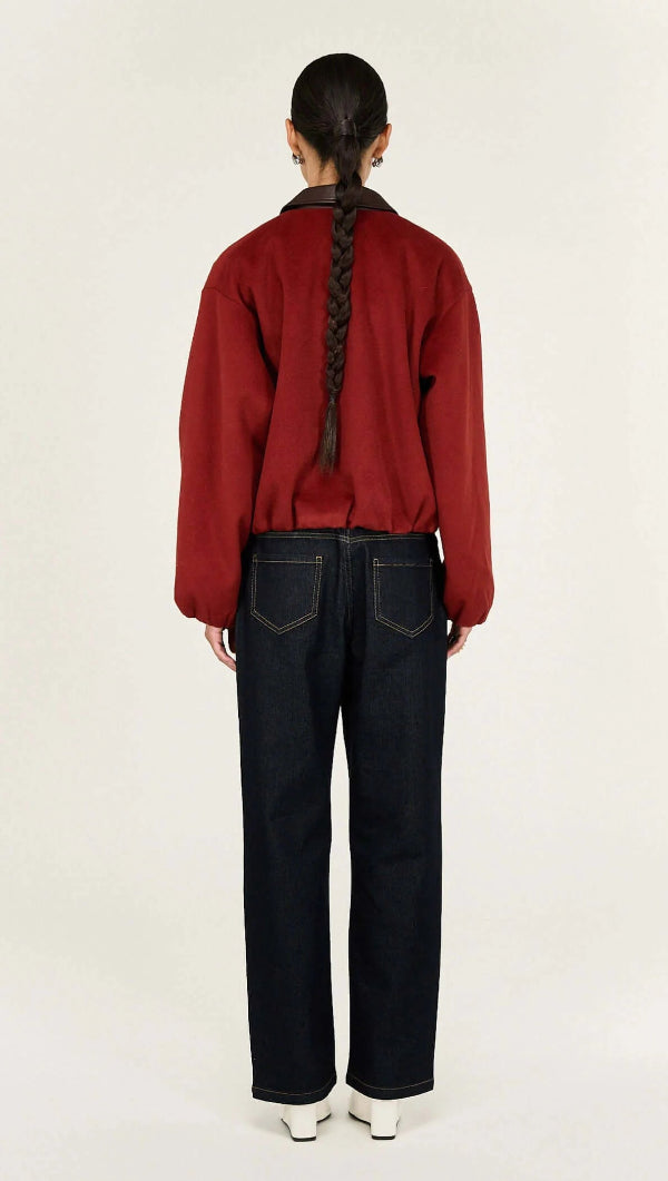 Meava Bomber Jacket Chocolate Rose