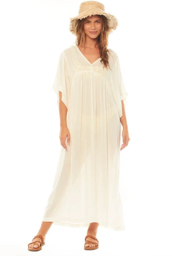 AMUSE SOCIETY Francie Woven Dress Vintage White