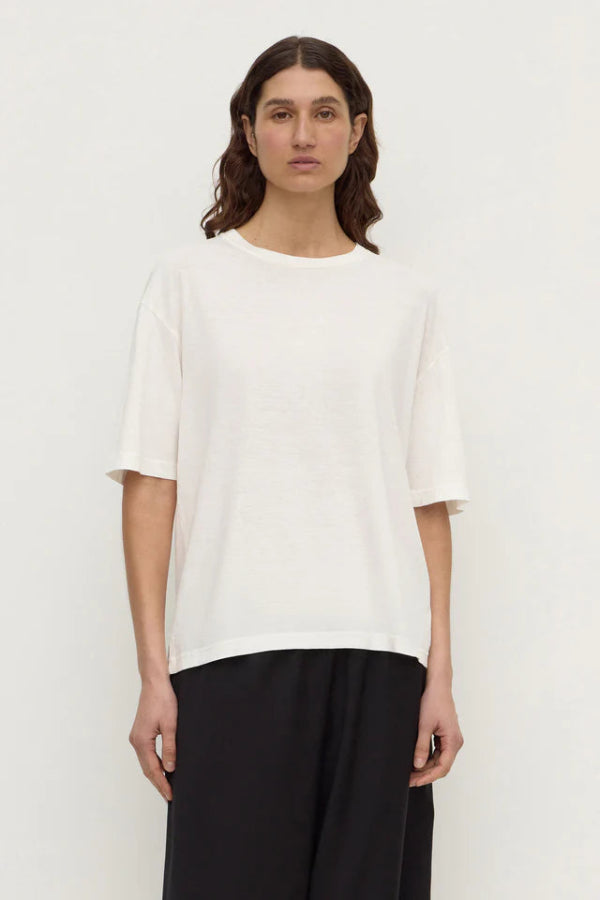 Kira Cotton Hemp Tee Antique White