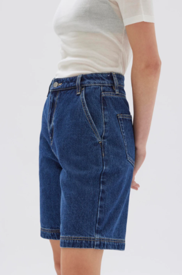 Assembly Label Longline Denim Short Heritage Blue