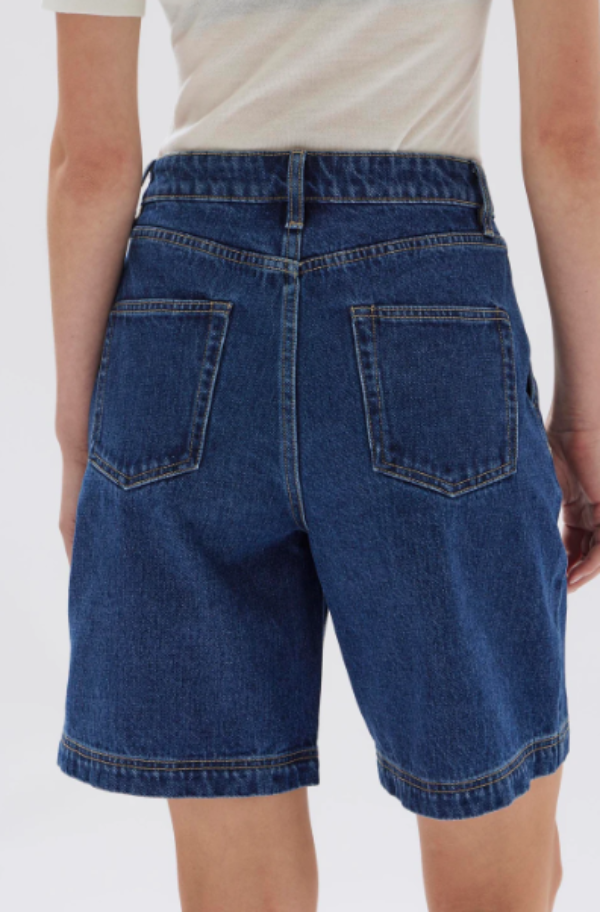 Assembly Label Longline Denim Short Heritage Blue