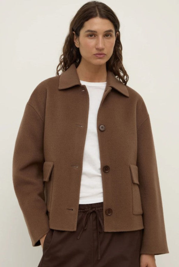 Mya Wool Jacket Milk Choc