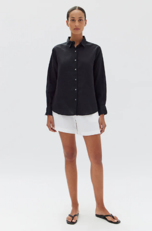 Assembly Label Xander Long Sleeve Shirt Black