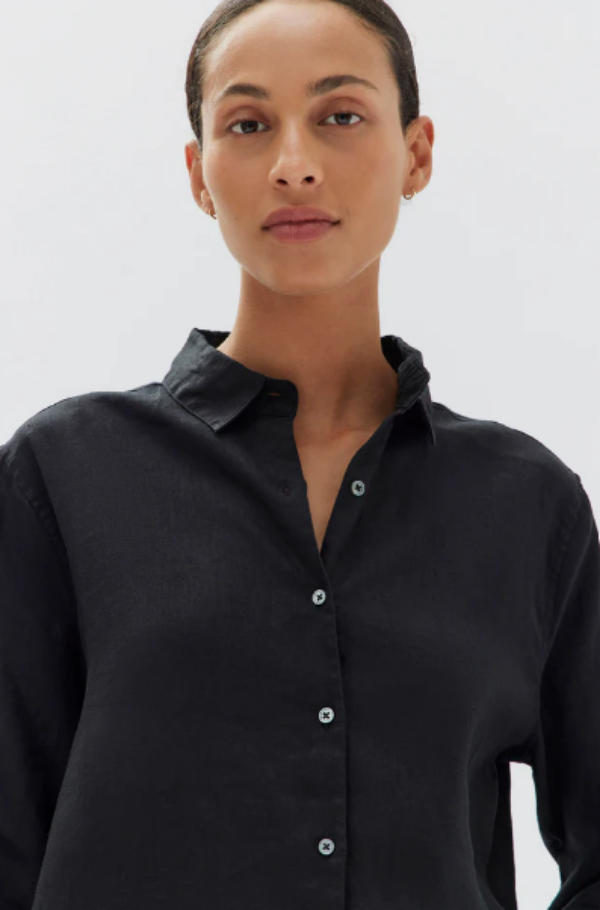 Assembly Label Xander Long Sleeve Shirt Black