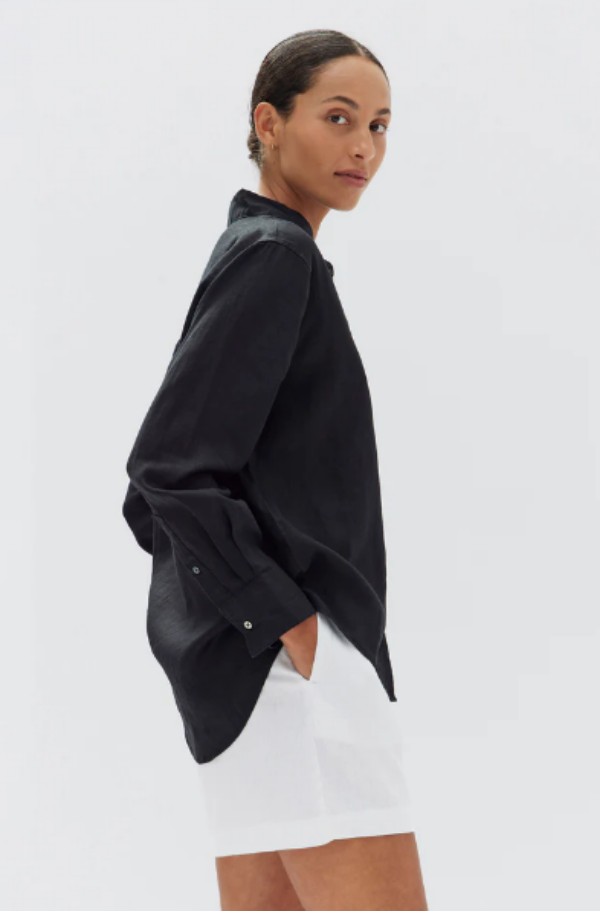 Assembly Label Xander Long Sleeve Shirt Black