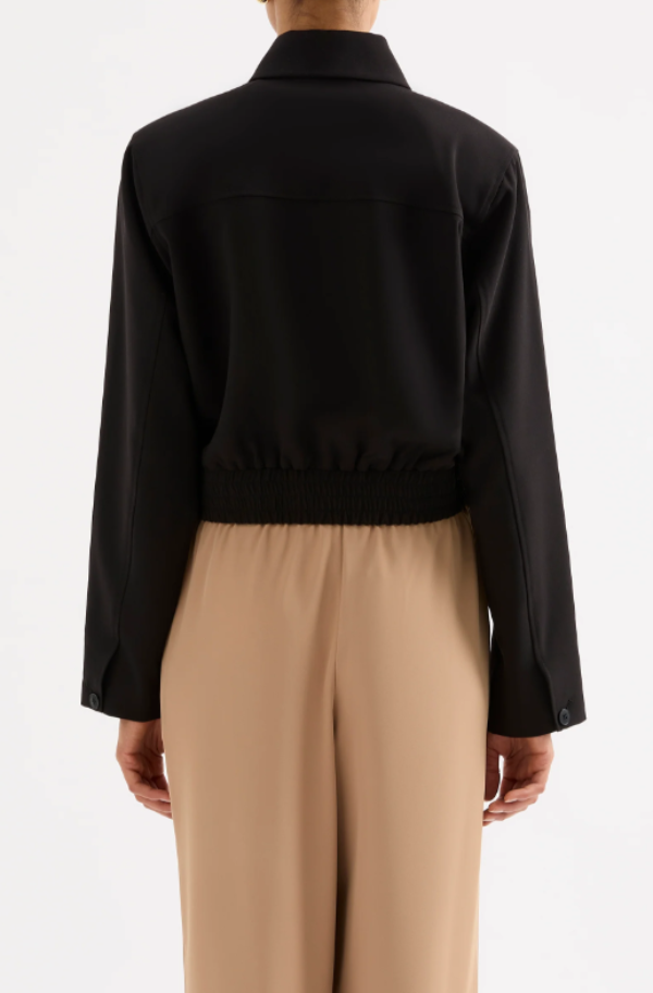 Bedford Cropped Jacket Black