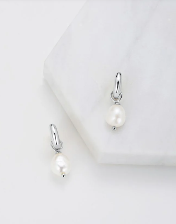 Charlie Mini Hoop Silver