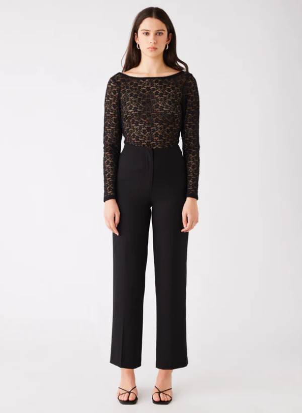 Charmer Top Black