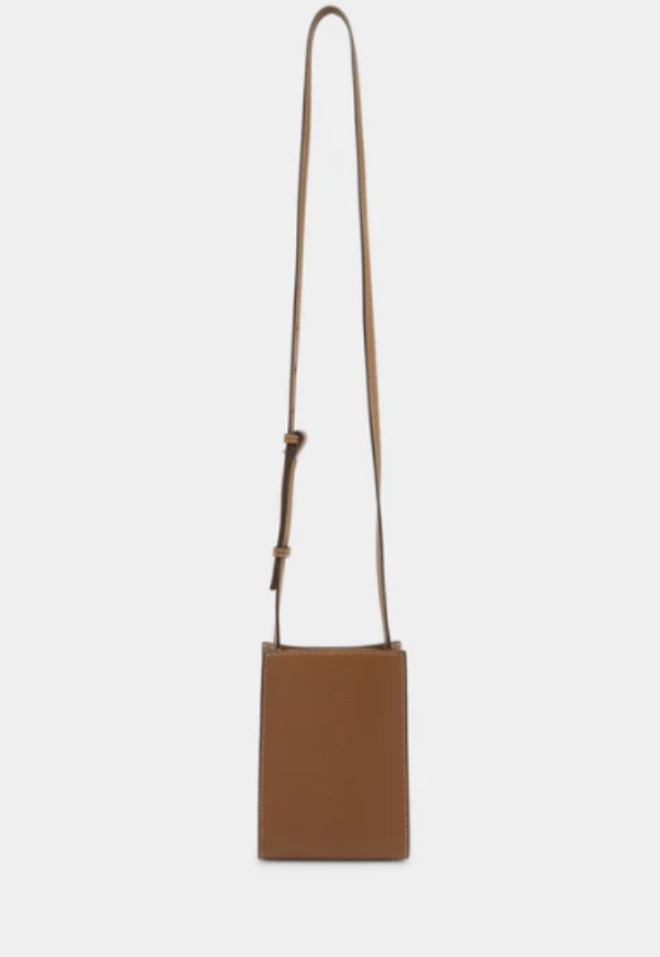 Clara Crossbody Leather Bag Tan