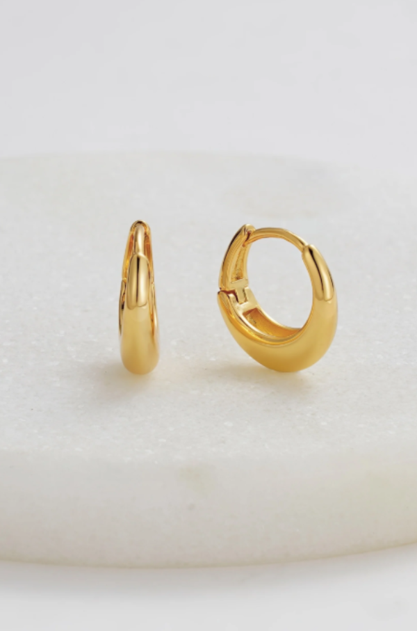 Cleo Hoop Small Gold
