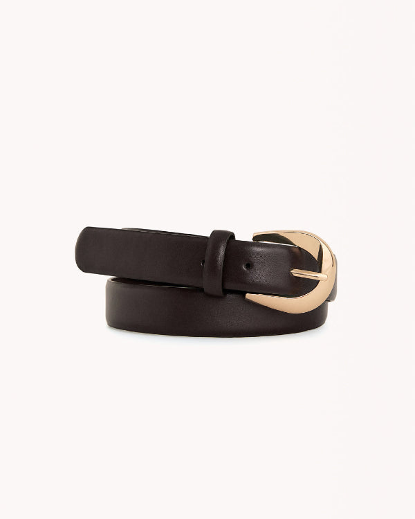 Daisy Belt Dark Cacao Gold