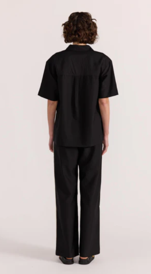 Dion Relaxed Pants Black/Cream