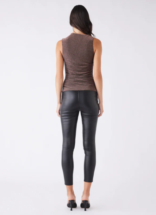 Eden Glitter Top Bronze