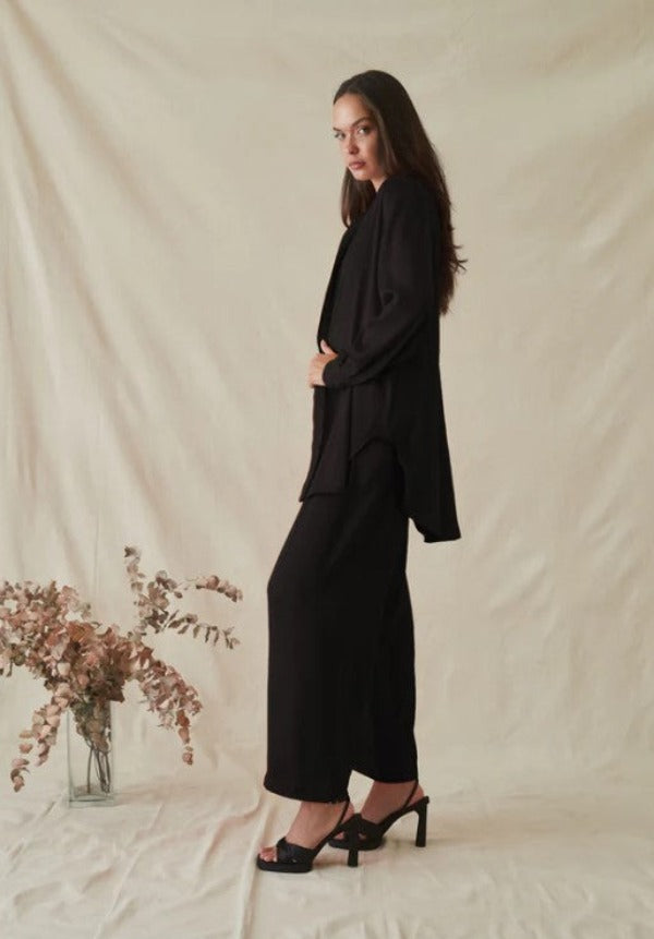 Esmaee Illusion Shirt Black