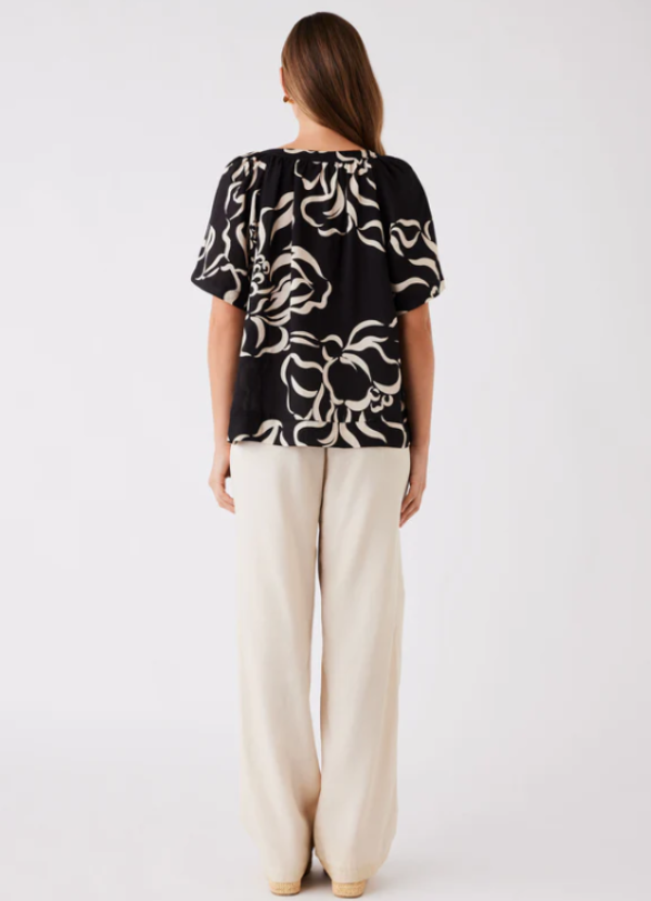 Sandy Wave Blouse Print