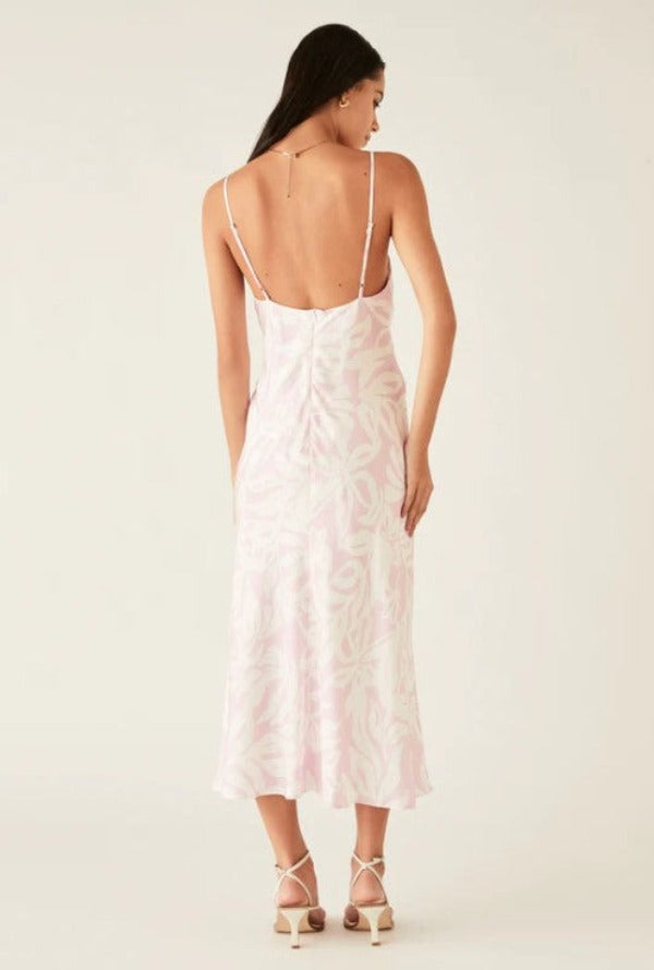 ESMAEE Sumerset Dress Pink/White