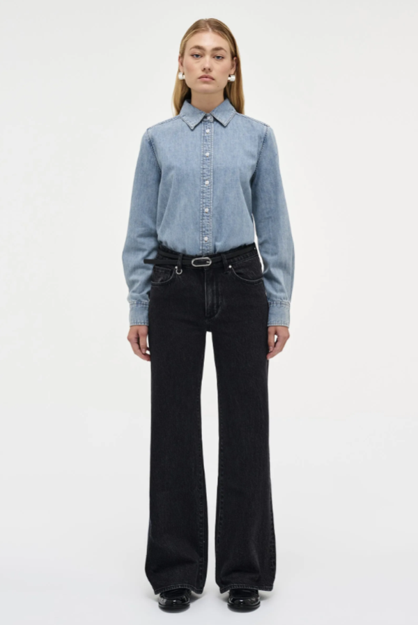 Eva Wide French Black