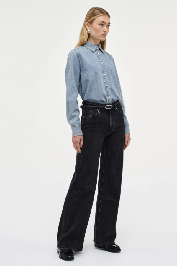 Eva Wide French Black