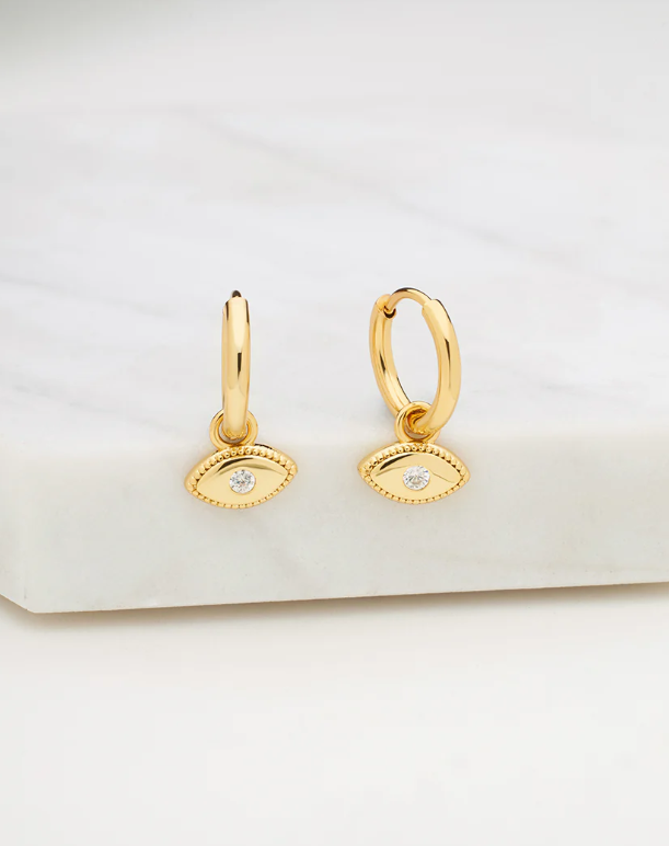 Evil Eye Earring Gold