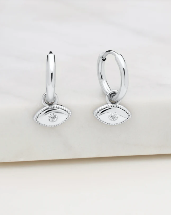 Evil Eye Earring Silver