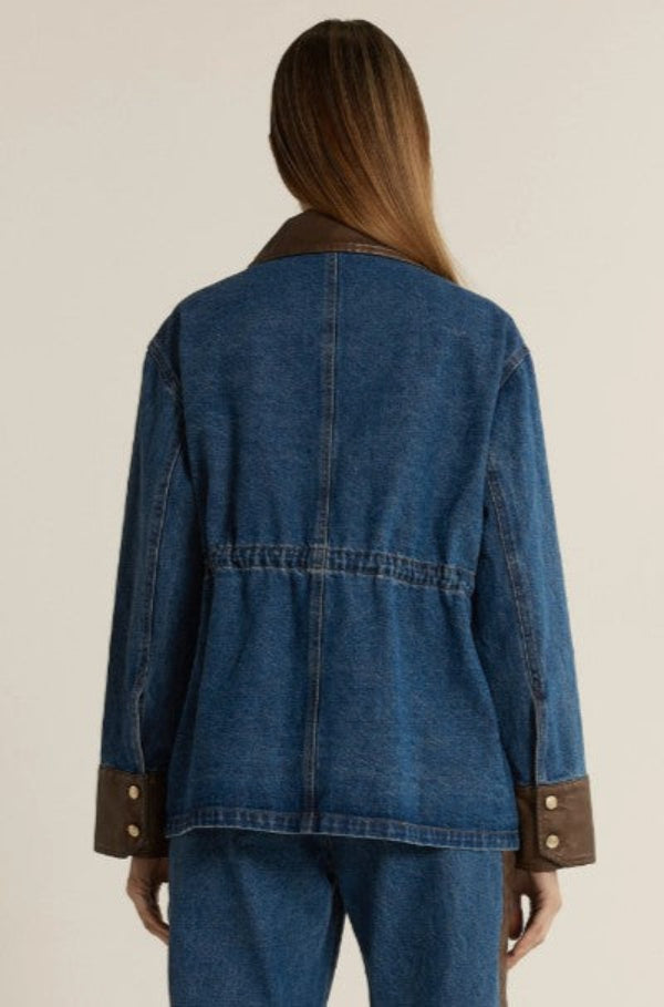 Niamh Denim Jacket Mid Blue