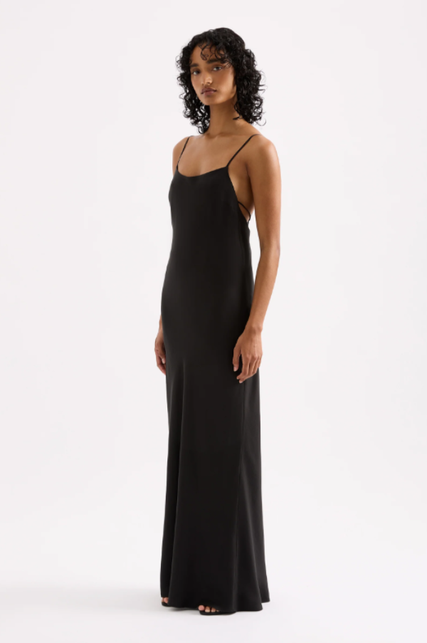 Greta Slip Maxi Dress Black
