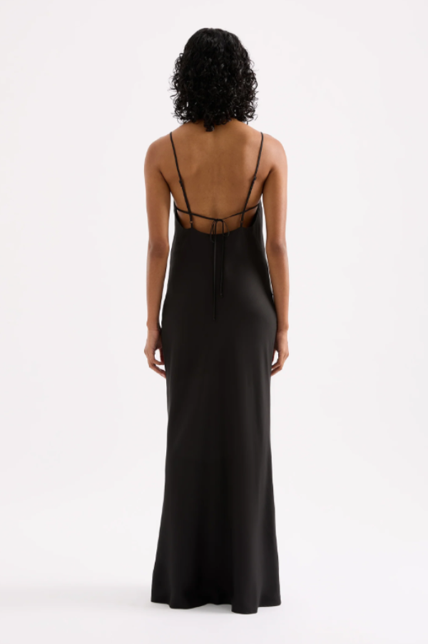 Greta Slip Maxi Dress Black