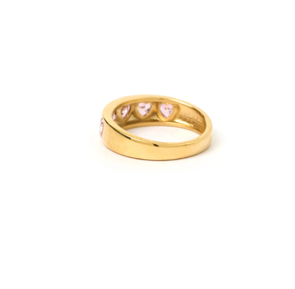 J'adore Gold Ring Pink