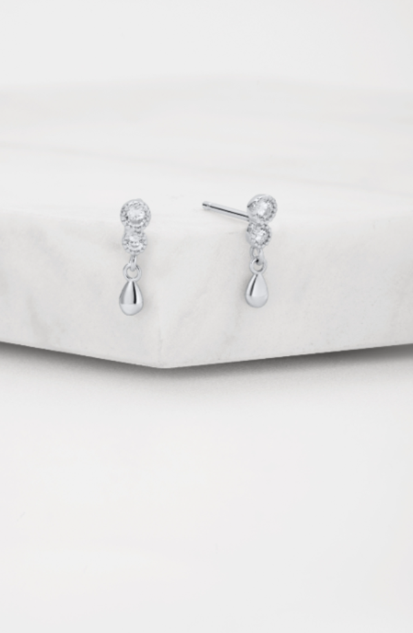 Jasmine Stud Earring Silver