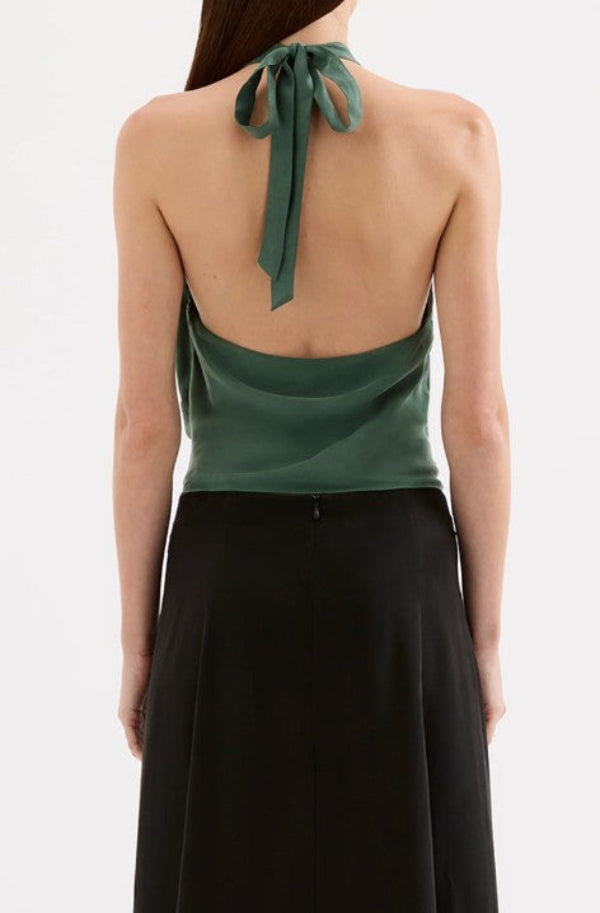 Leon Cupro Top Emerald