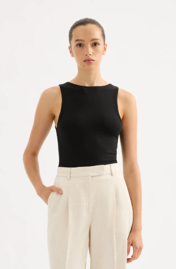 Lois Organic Tank Black