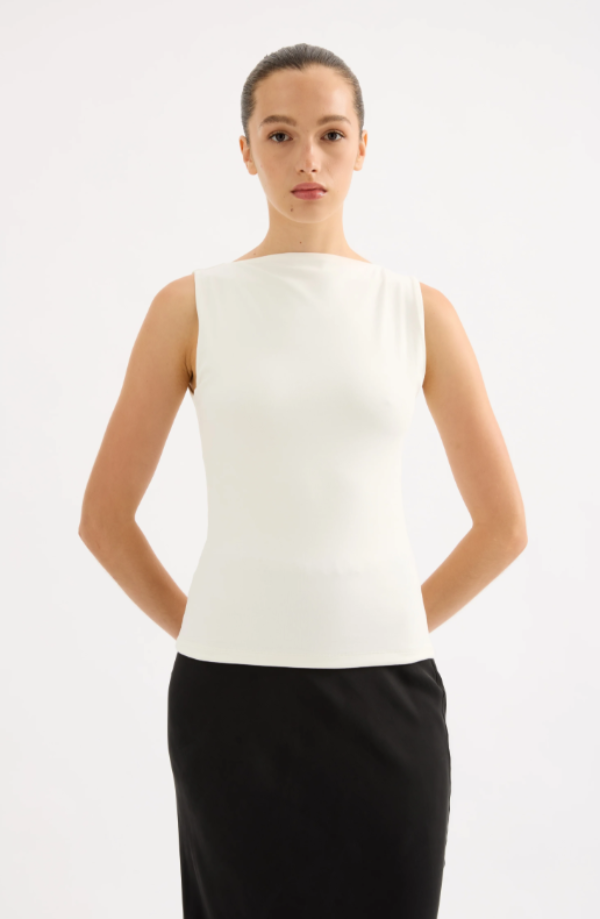 Lois Organic Tank White