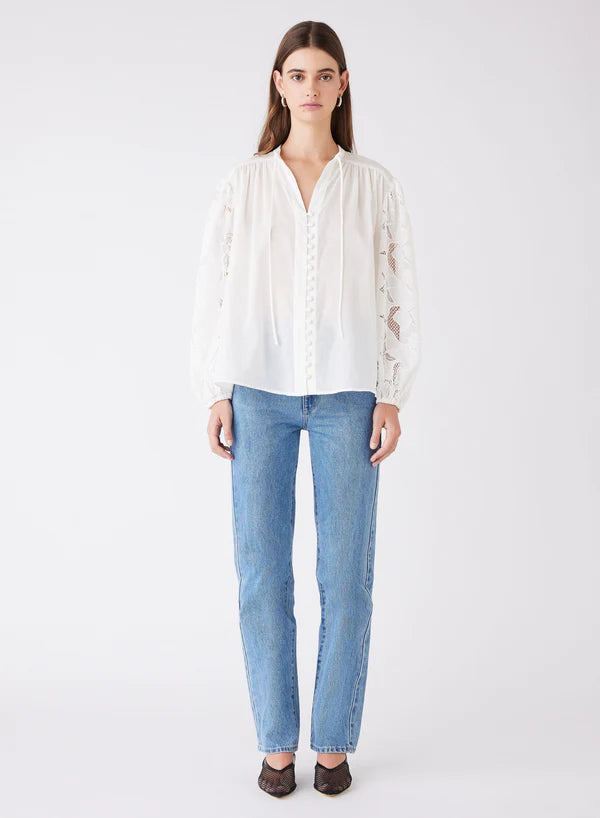 Lotus Blouse White