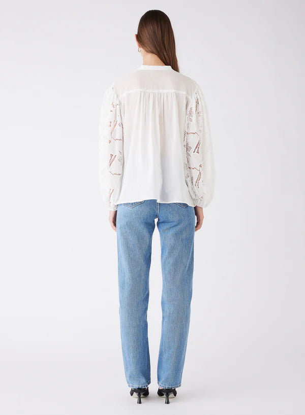 Lotus Blouse White