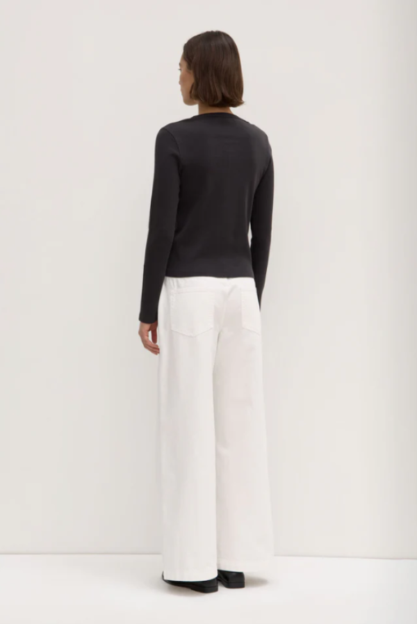 Lyla Long Sleeve Tee Washed Black