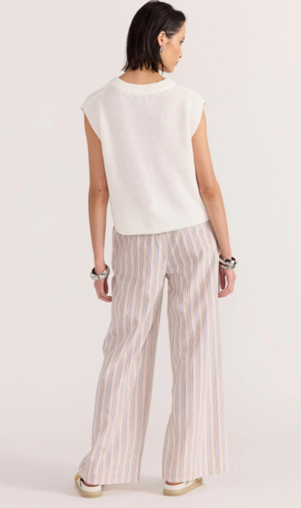 Mallory Drawstring Pants Stripe