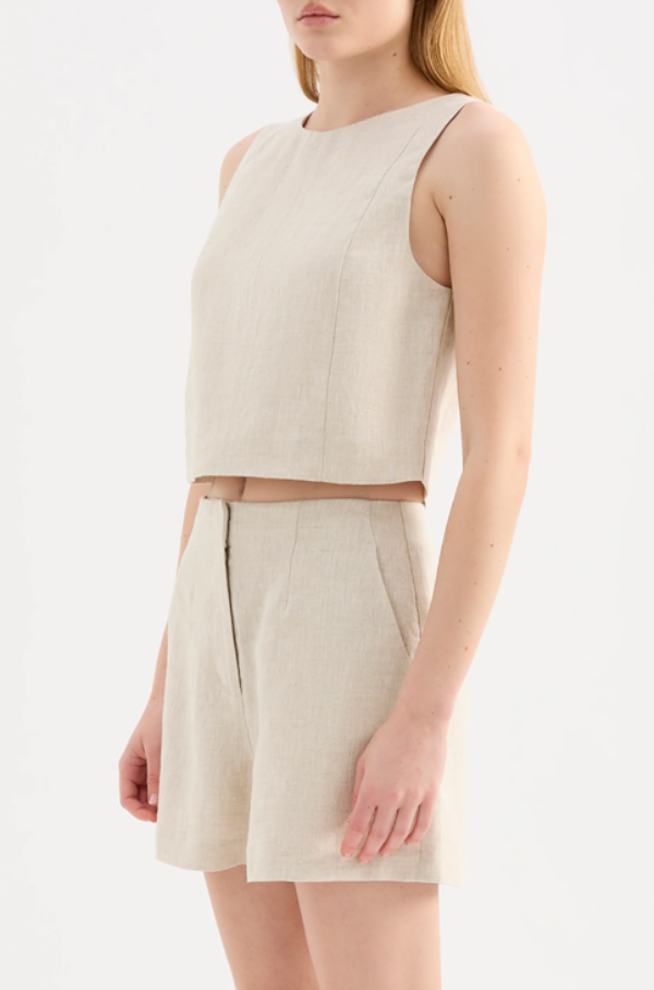 Marli Linen Top Natural