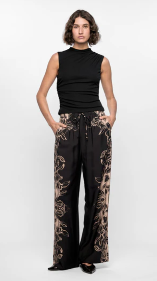 Mira Drawstring Pant Floral