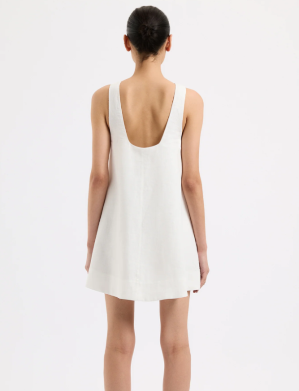 Nemi Linen Dress White