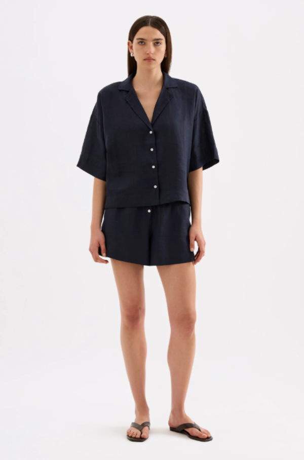 Lounge Linen Short Ink