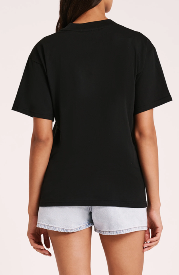 Organic Boyfriend Tee Black
