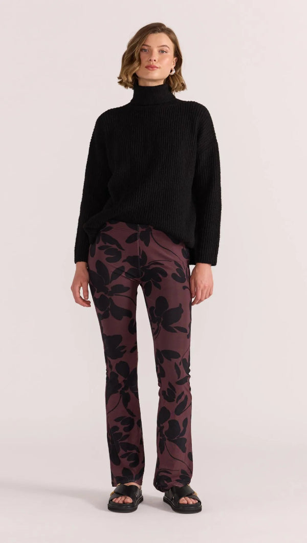 Olina Mesh Pants Abstract-Floral