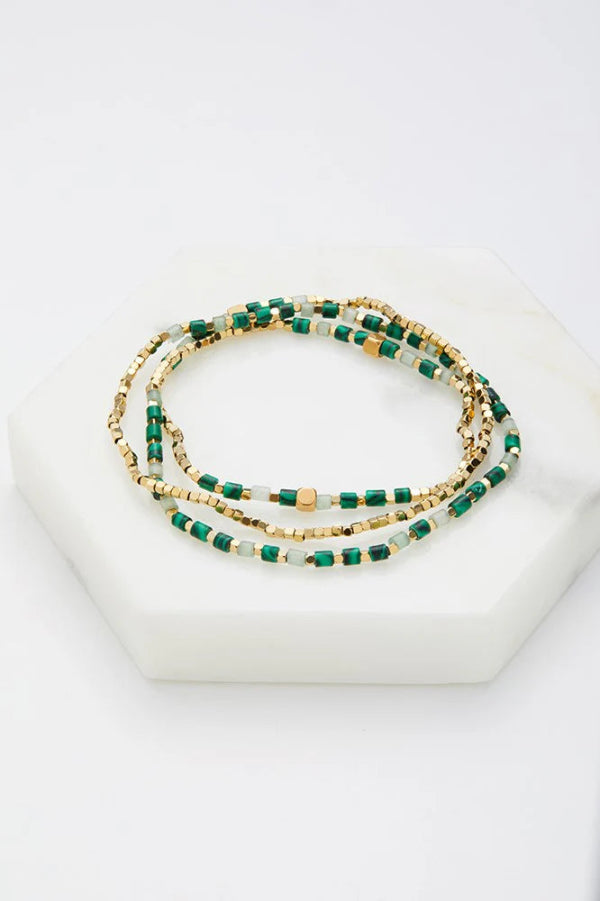 Ophelia Wrap Bracelet Jade