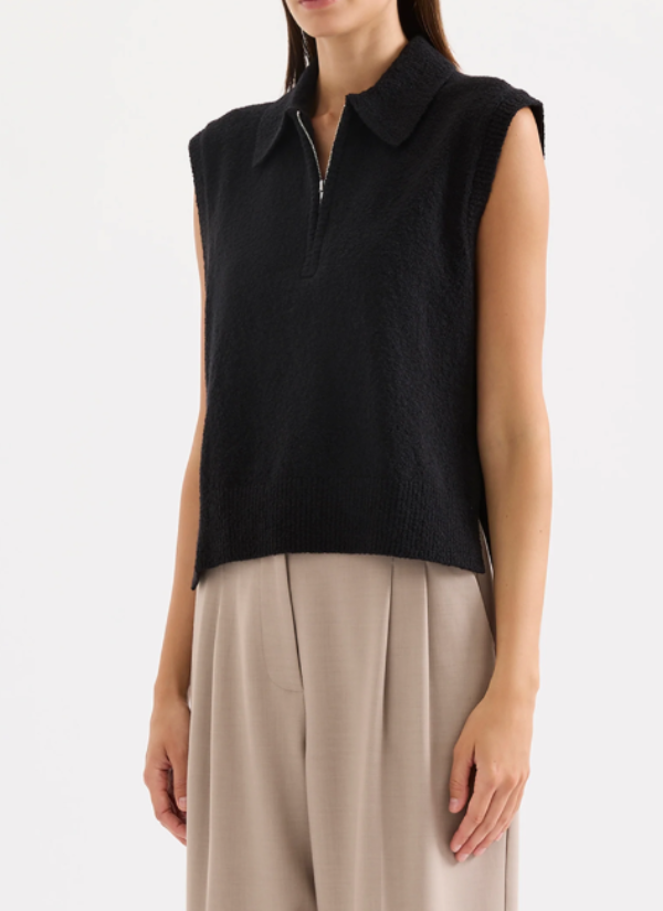 Ordell Knit Vest Black