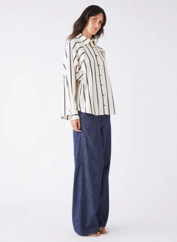 Origin Stripe Shirt Indigo Stripe