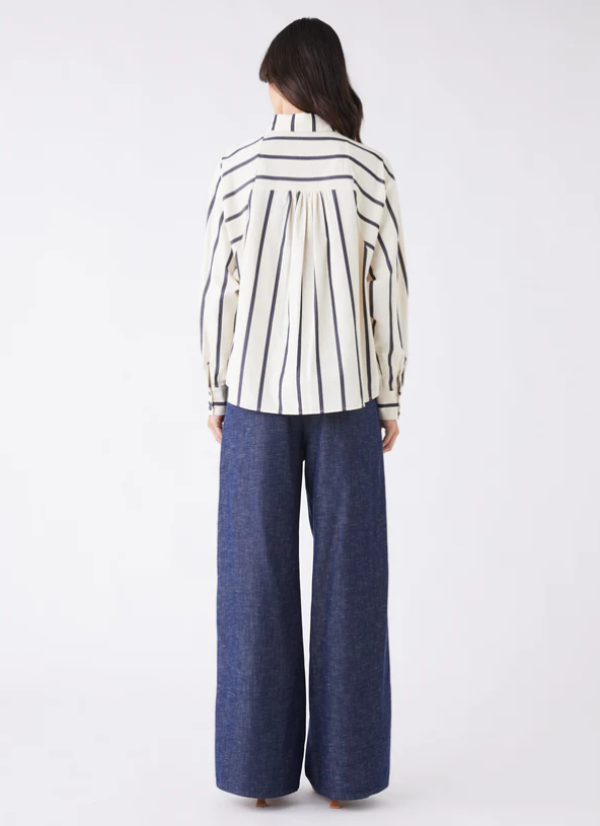 Origin Stripe Shirt Indigo Stripe