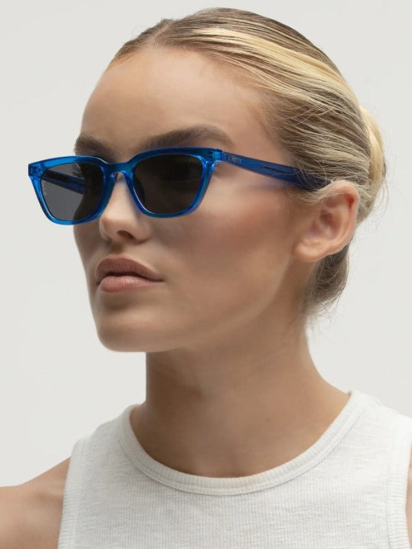Otra Eyewear Seva Sunglasses Trans Blue/Smoke