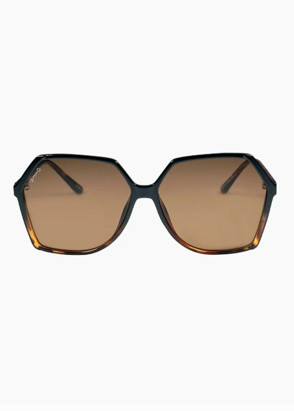 Otra Eyewear Virgo Sunglasses Black to Tortoiseshell
