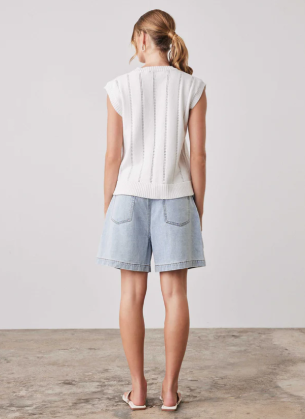Pioneer Knit Tank White Pioneer